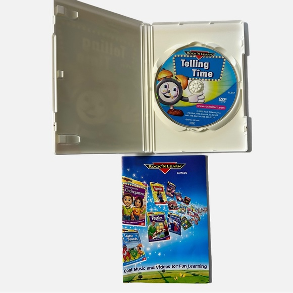 ROCK N LEARN: Telling Time DVD Good - Picture 2 of 4